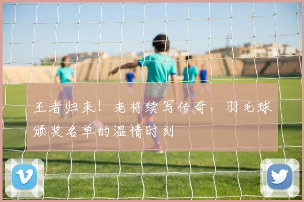 王者归来！老将续写传奇，羽毛球颁奖名单的温情时刻