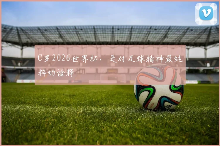 C罗2026世界杯，是对足球精神最纯粹的诠释